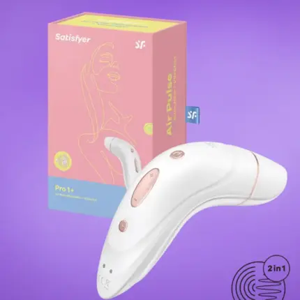 Satisfyer Pro 1+ - Akkus, vibráló csiklóizgató (fehér)