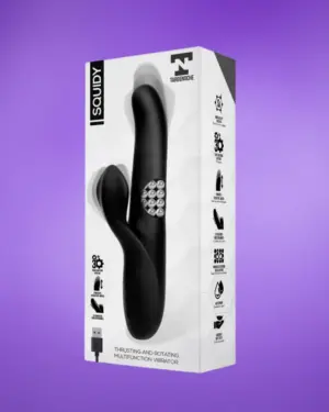 Tardenoche Squidy - Akkus,forgófejes vibrátor (fekete)