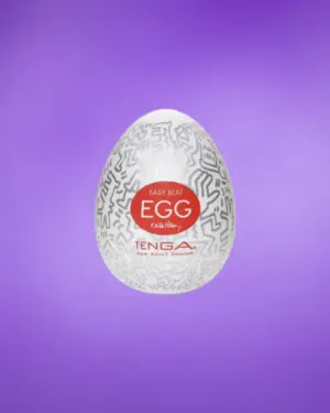 Tenga Masturbator Egg Keith Haring "Party" - Tojás alakú maszturbátor