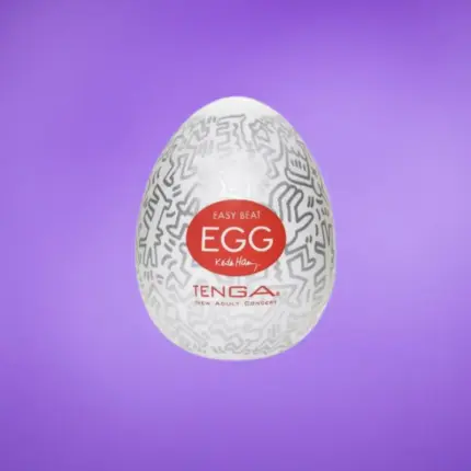 Tenga Masturbator Egg Keith Haring "Party" - Tojás alakú maszturbátor
