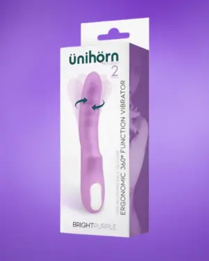 Ünihörn Brightpurple - G-pont vibrátor forgó fejjel