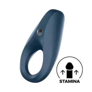Satisfyer Rocket Ring - Vízálló, akkus, vibrációs péniszgyűrű (szürkés-kék) - Image 2