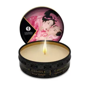 Shunga Mini Candle - Masszázsgyertya (rózsa) - Image 2