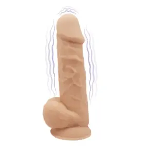 Silexd Dildo Silexpan 10 Vibration Functions Model 4 - 8.5" Flesh - Realisztikus vibrátor - Image 3