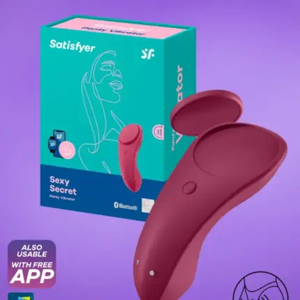 Satisfyer Sexy Secret - Okos,akkus bugyiba helyezhető vibrátor