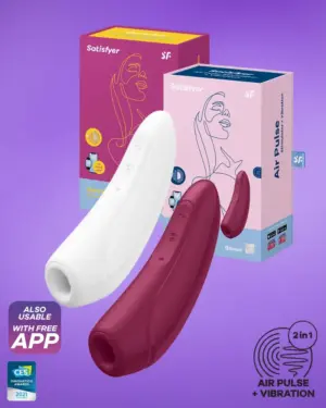 Satisfyer Curvy 1+ - Okos,akkus,vízálló csiklóizgató vibrátor