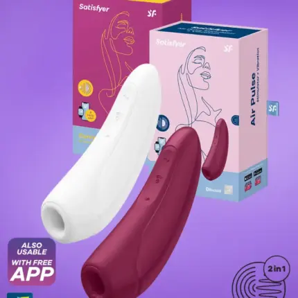 Satisfyer Curvy 1+ - Okos,akkus,vízálló csiklóizgató vibrátor