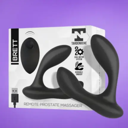Tardenoche Brett - Akkus,távirányítós prosztata vibrátor