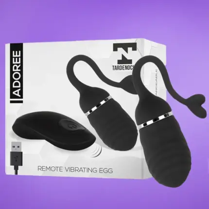 Tardenoche Adoree - Akkus vibrációs tojás (fekete)