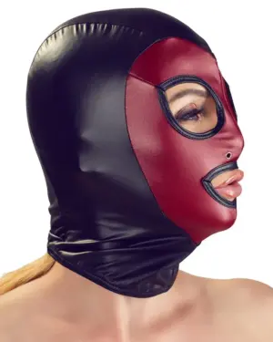 Bad Kitty - Fekete fejmaszk piros szegéllyel - Image 3