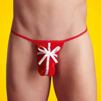 Ajándék tanga férfiaknak - piros (S-L)