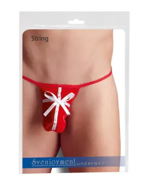 Ajándék tanga férfiaknak - piros (S-L) - Image 3