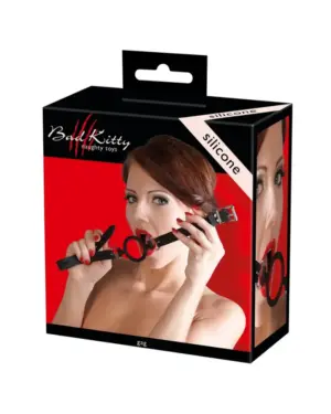 Bad Kitty - Szilikon szájkarika (fekete) - Image 4