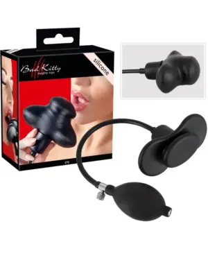 Bad Kitty - Pumpálható szájcumi pecek (fekete) - Image 4