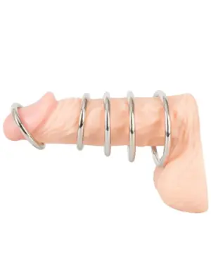 Bad Kitty - Fém péniszgyűrű szett (5 részes) - Image 4