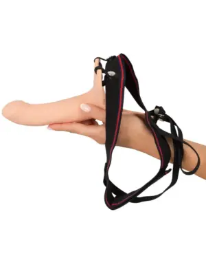 You2Toys - Strap-on - Felcsatolható, üreges dildó (nagy) - natúr - Image 2