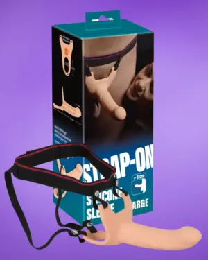 You2Toys - Strap-on - Felcsatolható, üreges dildó (nagy) - natúr