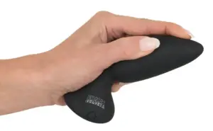 Black Velvet - Akkus, rádiós, pulzáló anál vibrátor (fekete) - Image 3