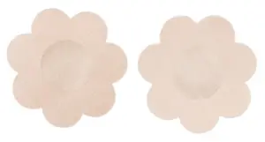 Cottelli Nipple Cover - Virág mellbimbó tapasz - natúr (12db) - Image 2