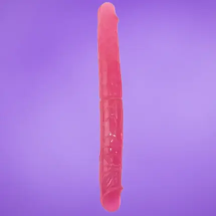Baile - Kétvégű dildó 36 cm (pink)