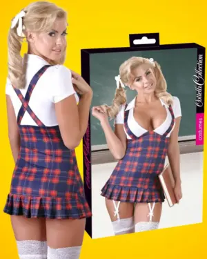 Cottelli - Kockás iskoláslány ruha