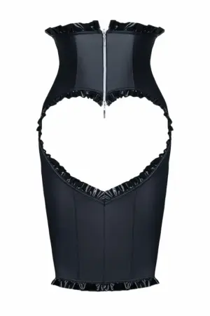 Demoniq Ingrid - Hátul nyitott fodros ceruzaszoknya - Image 3