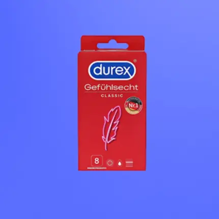 Durex Gefühlsecht Classic - Élethű érzés óvszer (8db)