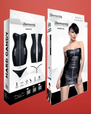 Demoniq Greta - Hátul fűzős ruha