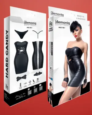 Demoniq Heidi - Lakk mini ruha