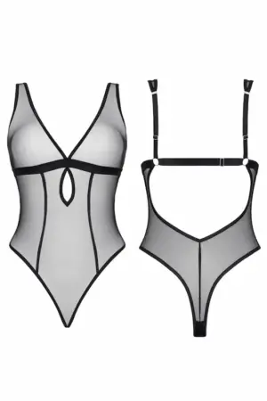 Demoniq LXMireia001 - Áttetsző fekete body - Image 2