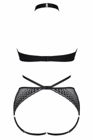 Demoniq LXPerla001 - Fekete pántos body - Image 6