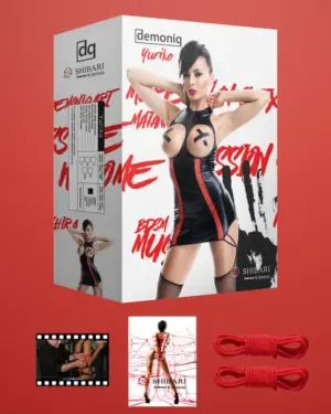 Demoniq Yuriko - Mellnél nyitott mini ruha