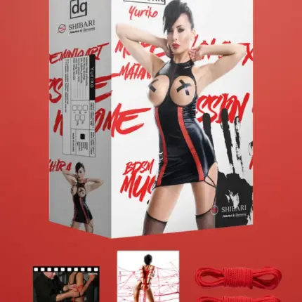 Demoniq Yuriko - Mellnél nyitott mini ruha