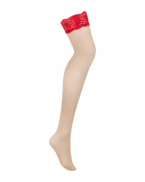 Obsessive Mellania - Combfix piros csipkeszegéllyel - Image 3