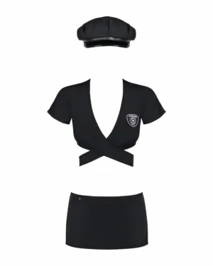 Obsessive Police - 4 részes rendőr jelmez L/XL - Image 5