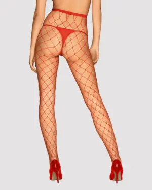 Obsessive S812 - Piros necc harisnya - Image 2