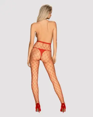 Obsessive S812 - Piros necc harisnya - Image 4