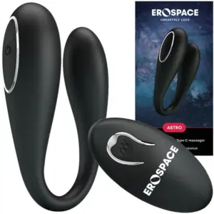Erospace Astro - Távirányítós  párvibrátor (fekete) - Image 3
