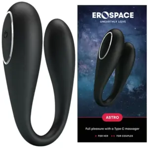 Erospace Astro - Távirányítós  párvibrátor (fekete) - Image 2