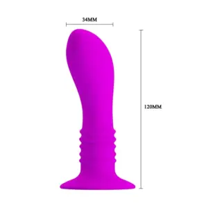 Pretty Love Anal Plug - Vibrációs análplug (lila) - Image 3
