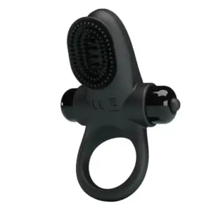 Pretty Love Vibrant Ring 2 - Vibrációs péniszgyűrű (fekete) - Image 2