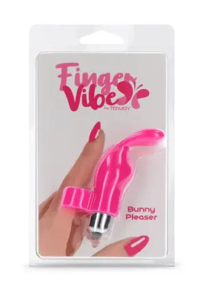 Toyjoy Bunny Pleaser - Nyuszis ujj vibrátor (pink) - Image 2