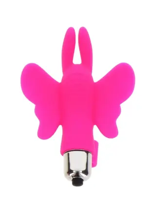 Toyjoy Butterfly Pleaser - Pillangós ujj vibrátor (pink) - Image 2