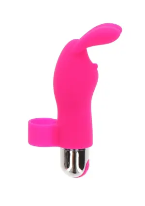 Toyjoy Bunny Pleaser - Akkus nyuszis ujj vibrátor (pink) - Image 2