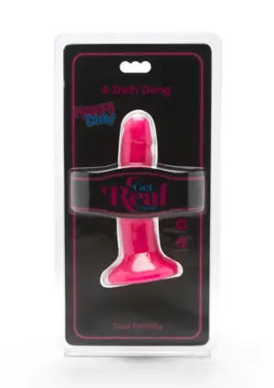 Get Real Happy Dicks 6" -  Tapadótalpas dildó (pink) -15cm - Image 2
