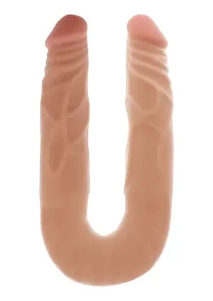 Get Real Double Dong 14" - Kétvégű dildó (natúr) - Image 3