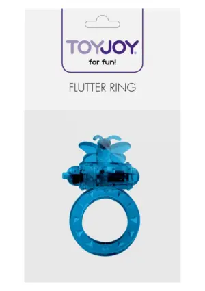 Toyjoy Flutter Ring - Pillangós péniszgyűrű (kék) - Image 3