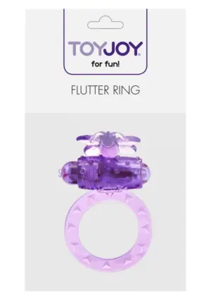 Toyjoy Flutter Ring - Pillangós péniszgyűrű (lila) - Image 2