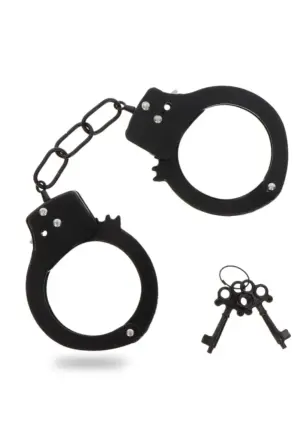 Toyjoy Metal Handcuffs - Fém bilincs (fekete) - Image 2