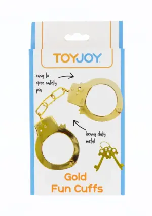 Toyjoy Metal Handcuffs - Fém bilincs (arany) - Image 2